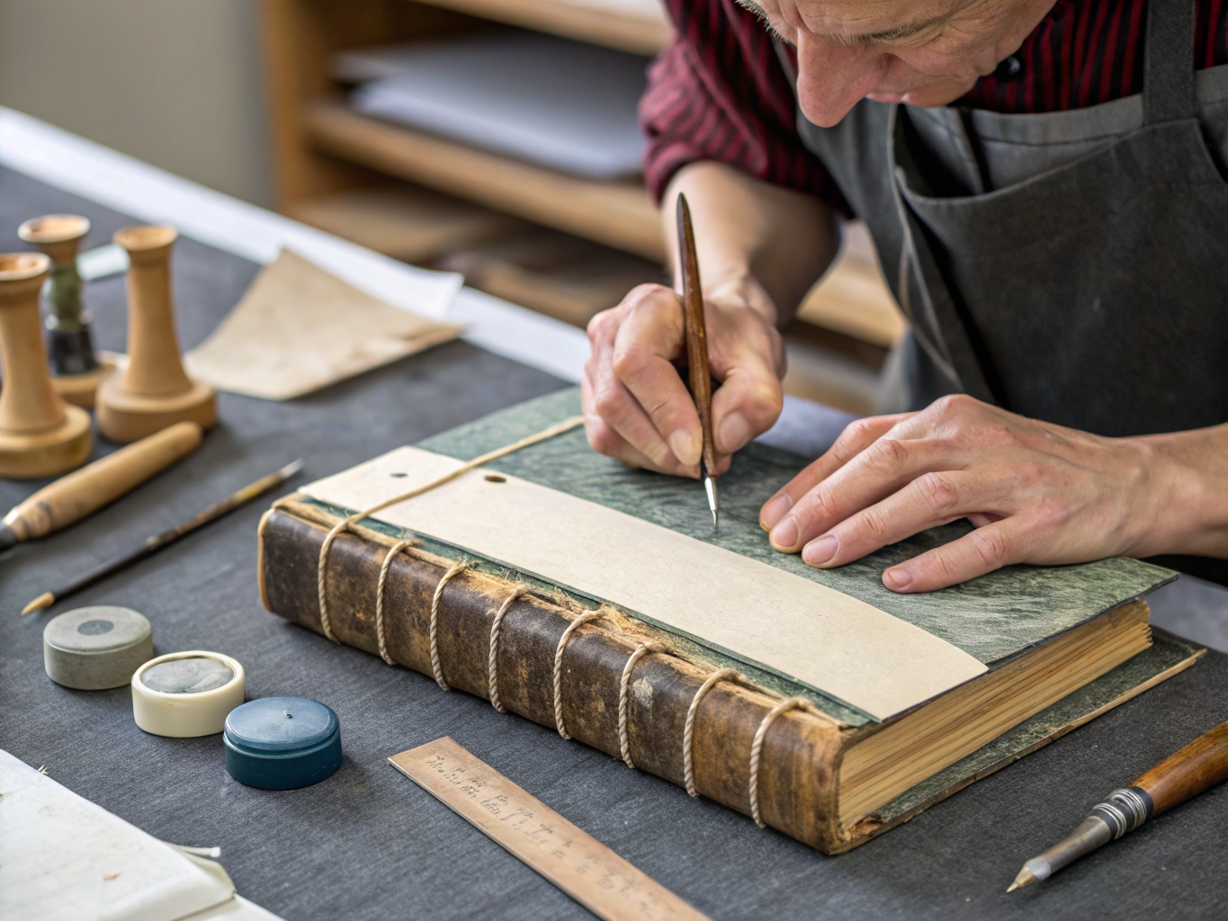 Book repairs and restoration